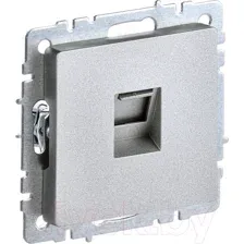 Розетка IEK Brite BR-K10-2-K47 (алюминий)