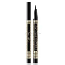 Подводка для глаз EVELINE Precise brush liner ультрастойкая, тон черный