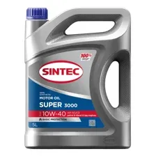 Моторное масло Sintec Super 3000 10W-40 SG/CD 5л