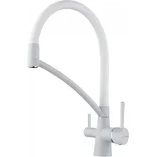 Смеситель Paulmark Siegen Si213111-431TW (белый матовый)