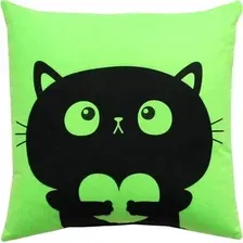 Декоративная подушка Matex Meow 43-621 (салатовый)
