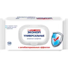 Влажные салфетки Эконом Smart Антибактериальные 30648 (120шт)