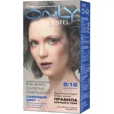Гель-краска для волос Estel Only 8/18 (светло-русый пепельно-жемчужный)