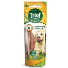 Лакомство для собак Triol Аппетитные колбаски из ягненка (40 г)