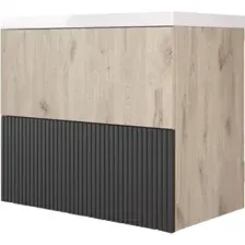 Style Line Тумба под умывальник Стокгольм ВЛДСП 70 2 ящика (подвесная)