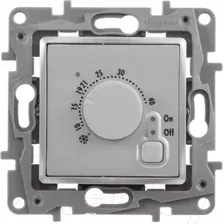 Терморегулятор для теплого пола Legrand Etika 672430 (алюминий)