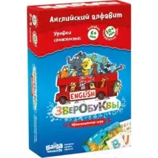 Настольная игра Банда умников Зверобуквы English