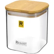 Банка для сыпучих продуктов Regent Inox Desco, 93-DE-CA-04-750, 750 мл