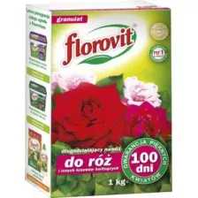 Удобрение Florovit Длительного действия для роз и др. цветущих кустарников 100 дней (1кг,коробка)