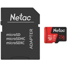 Карта памяти Netac P500 Extreme Pro 256GB NT02P500PRO-256G-R (с адаптером)