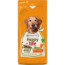 Сухой корм для собак Happy Life Для взрослых собак, говядина / 461094 (12.5кг)