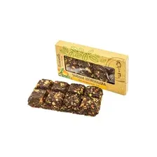 Чайная шоколадка 50гр.Апельсиновый сок, чай прессованный, чай черный, чай листовой.