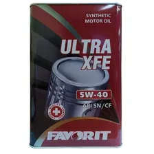 Моторное масло Favorit Ultra XFE 5W-40 metal 4л