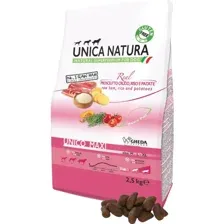 Корм для собак Unica Natura Maxi, ветчина/рис, 12 кг