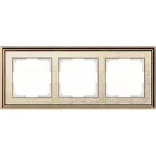 Рамка Werkel Palacio Gracia WL77-Frame-03 (Золотой-Белый)