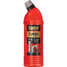 Средство для удаления засоров Sanfor Turbo, 750 г