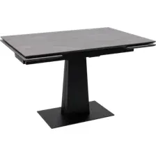 Стол раздвижной AV 2119 1200 (1800)*800 серый матовый LARKA GREY/черный