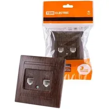 Розетка телефонная TDM Electric Лама SQ1815-0418