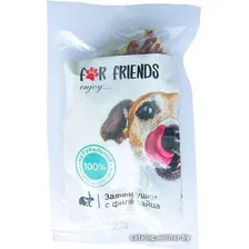 Лакомство для собак For Friends Заячьи ушки с филе зайца 50 г