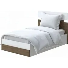 Кровать PROxSON Milton с ПМ 80x190 (белый/ясень шимо темный)