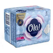 Прокладки женские OLA! Сlassic Super, 8 шт