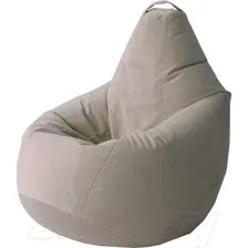 Бескаркасное кресло Kreslomeshki Груша XXXL / GV-145x100-L (латте)