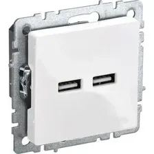 Розетка USB IEK Brite BR-U21-D31-K01