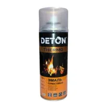 Эмаль термостойкая DETON THERMO черная