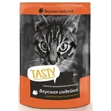 Tasty Индейка в желе для кошек 85 г х 28 шт