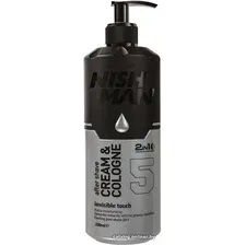 Крем после бритья Nishman 05 After Shave Cream Cologne Invisible Touch 2 in 1 (200 мл)