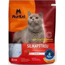 Наполнитель для туалета MurKel Силикагелевый 10л (клубника)