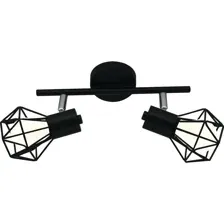 Настенно-потолочный спот Ambrella light TR8621/2 BK/CH, черный/хром