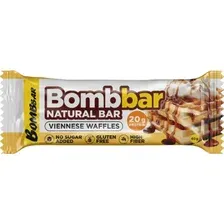 Протеиновый батончик Bombbar неглазированный, венские вафли, 60 г