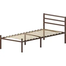 Кровать Домаклево Металика Г3 80х190 (коричневый)