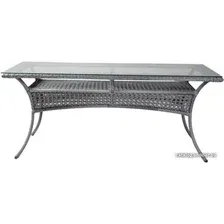 Садовая обеденная группа Aiko Rattan Deco 5045П прямоугольный 180x90x75 (серый)