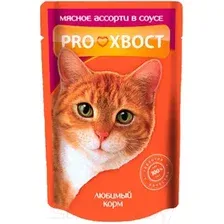 Пресервы Proхвост мясное ассорти в соусе 85 г