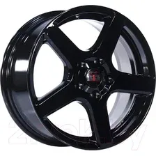 Литой диск Alcasta M62 15x6" 4x98мм DIA 58.6мм ET 35мм Black