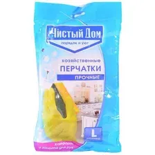 Перчатки хозяйственные Чистый дом L