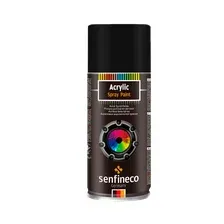 Senfineco 5004 Акриловый грунт-спрей Primer Acrylic Black (черный) 400мл