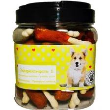 Лакомство для собак O'dog Эффектность 1. Кальциевая косточка с утиным мясом 750 г