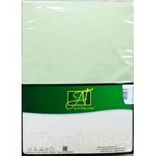Простыня Альвитек Сатин однотонный 220x280 ПР-СО-280-САЛ (салатовый)