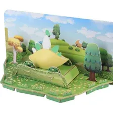 Игрушка-конструктор Halftoys Dino Стего с диорамой HD005