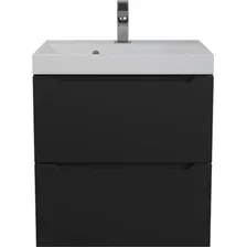 Uperwood Тумба с умывальником Tanos 50 см (матовый черный)