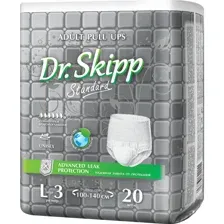 Подгузники-трусы для взрослых Dr.Skipp Standard, L, 20 шт