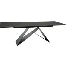 Кухонный стол Signal Westin ceramic WESTINBROC160 (коричневый/черный матовый)