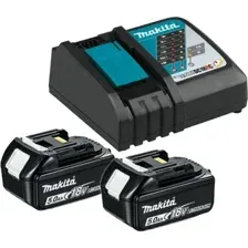 Аккумулятор с зарядным устройством Makita BL1850B + DC18RC 191L74-5 (18В/5 Ah + 7.2-18В)