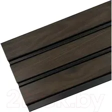 Реечная панель Grace ПВХ 3D RAIL Махагон (2800х120х10мм)