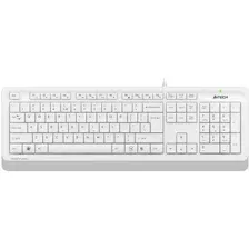 Клавиатура A4Tech FK10 белый/серый