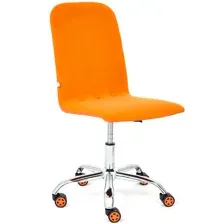 Офисное кресло TetChair Rio (флок, оранжевый)