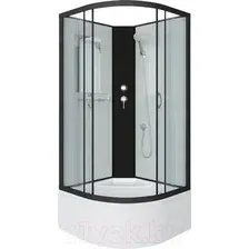 Душевая кабина Niagara Classic NG-6709-14BKG 100x100x200 (прозрачное стекло/черный)